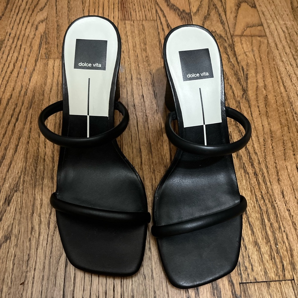 Brand New, Never Worn Dolce Vita Noles Heels In Onyx Size 8